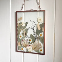 Load image into Gallery viewer, 'Female Form' Hand-drawn Pressed Flower Frame