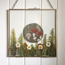 Load image into Gallery viewer, Hand painted 'Foraging' Pressed Flower Frame