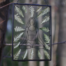 Load image into Gallery viewer, 'Self Care' Hand-drawn Pressed Flower Frame