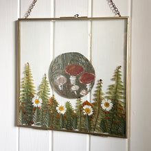 Load image into Gallery viewer, Hand painted 'Foraging' Pressed Flower Frame