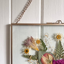 Load image into Gallery viewer, Dahlia Mandala Pressed Flower Frame