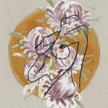 Load image into Gallery viewer, Enchanting 'You Are Magic' print featuring a woman in her natural state, available in A4, A5, and A3 sizes, printed on high-quality 250gsm recycled natural art paper, carefully packaged for eco-conscious delivery