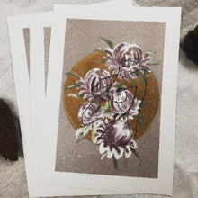 Load image into Gallery viewer, set of three Enchanting 'You Are Magic' print featuring a woman in her natural state, available in A4, A5, and A3 sizes, printed on high-quality 250gsm recycled natural art paper, carefully packaged for eco-conscious delivery