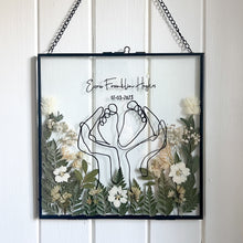 Load image into Gallery viewer, Personalised Bespoke - Baby Shower Pressed Flower Frame