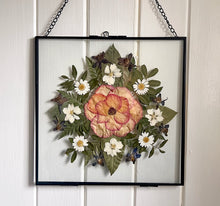 Load image into Gallery viewer, Rose Mandala Pressed Flower Frame