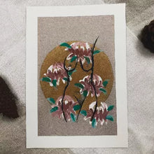 Load image into Gallery viewer, Art print celebrating self-love and authenticity, featuring a woman in her natural state, available in A4, A5, and A3 sizes, printed on eco-friendly 250gsm recycled natural art paper