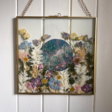 Load image into Gallery viewer, Hand painted &#39;Secret Garden&#39; Pressed Flower Frame
