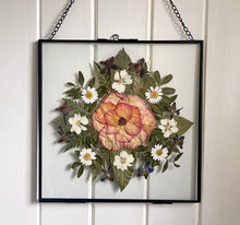 Load image into Gallery viewer, Rose Mandala Pressed Flower Frame
