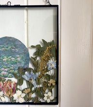 Load image into Gallery viewer, Hand painted &#39;Water Lily&#39; Pressed Flower Frame
