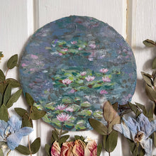 Load image into Gallery viewer, Hand painted &#39;Water Lily&#39; Pressed Flower Frame
