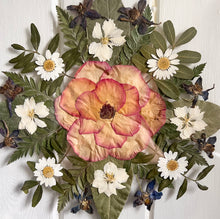 Load image into Gallery viewer, Rose Mandala Pressed Flower Frame
