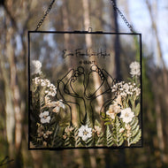 Personalised Baby Shower Pressed Flower Frame