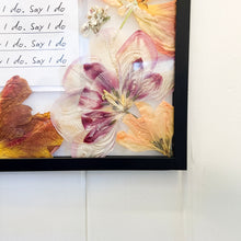 Load image into Gallery viewer, Personalised Bespoke - Black Wedding Vow Frame

