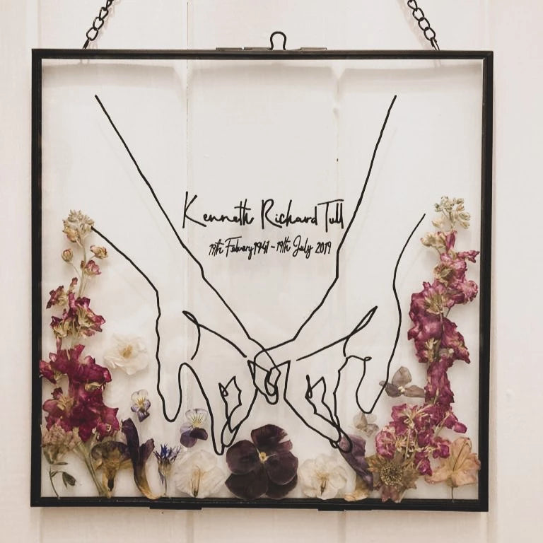 Preserve flowers | Memorial Pressed Flower Frame – EarthTone