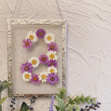 Load image into Gallery viewer, Initial Pressed Flower Frame
